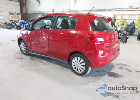 2018 Mitsubishi Mirage Es z USA, uszkodzony, nr VIN ML32A3HJ4JH008242